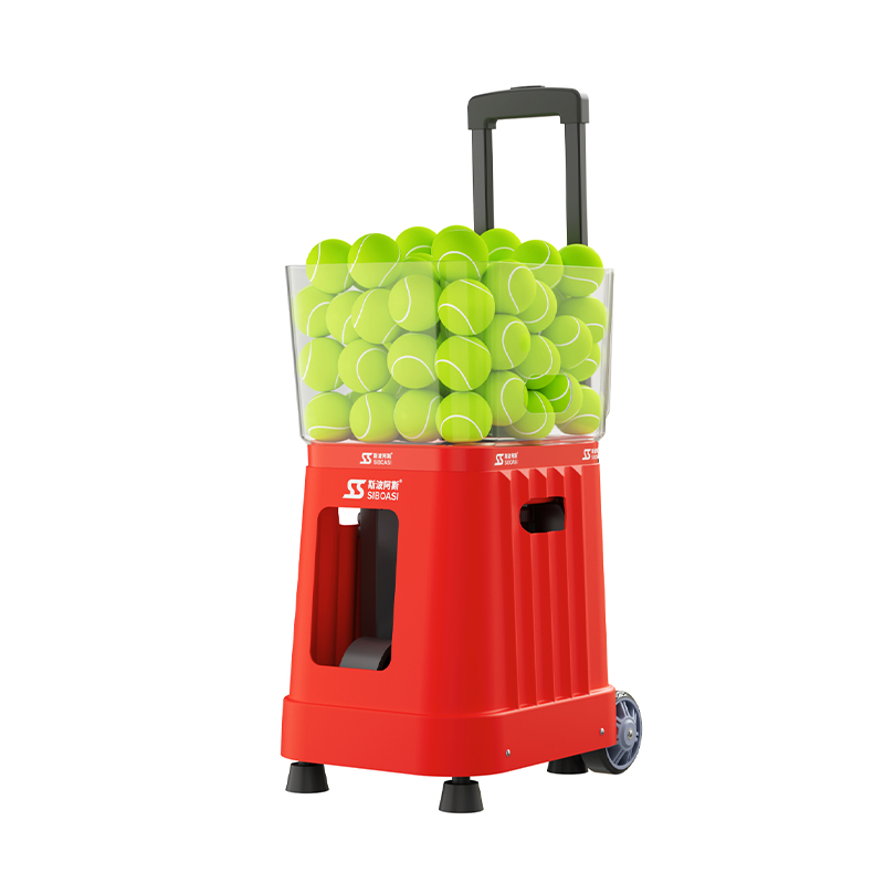 Máquina de pelota de tenis T1 para principiantes, modelo básico de una sola velocidad