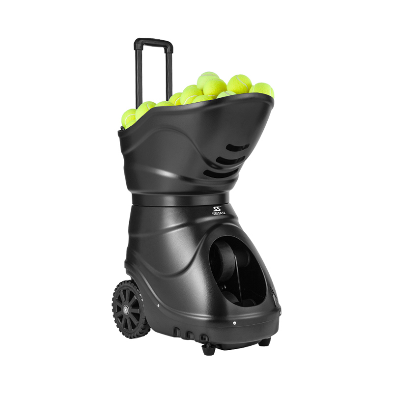 T2202A Máquina de pelota de tenis habilitada para aplicaciones de programación de taladros de precisión de 21 zonas
