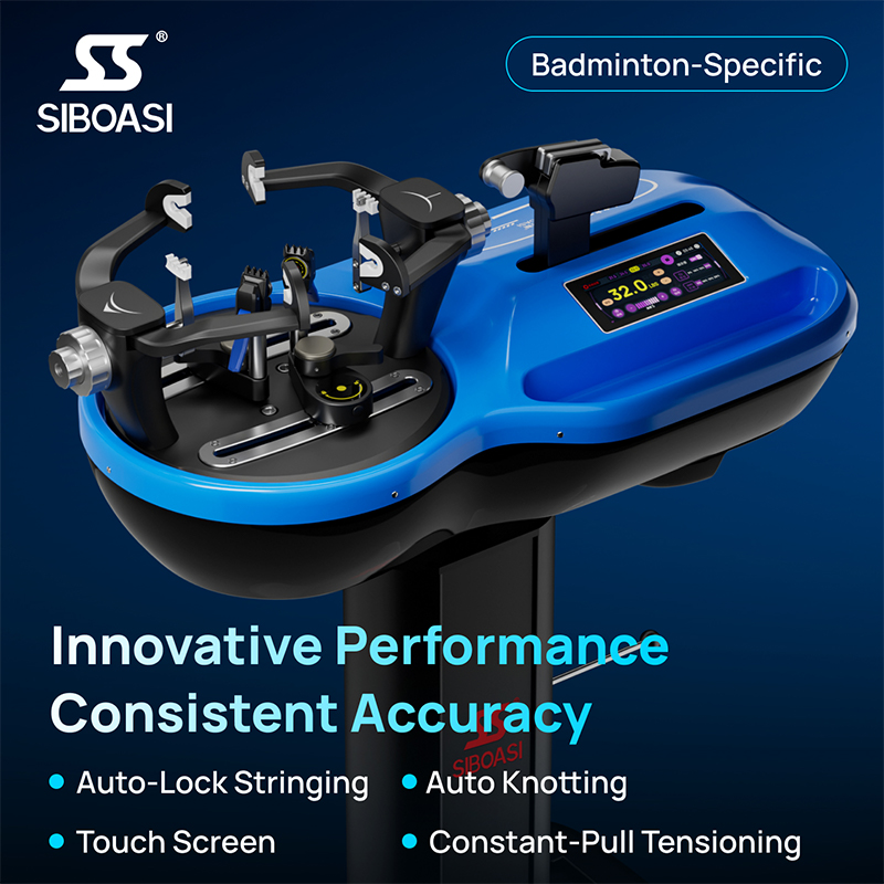Máquina encordadora de bádminton SS-S5 con pantalla táctil LCD de 6,2