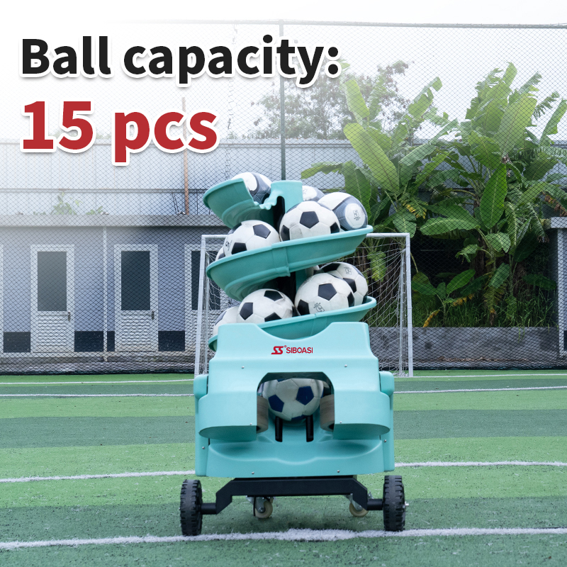 F2101 Máquina de entrenamiento de fútbol inteligente con sistema de taladro programable de 35 puntos